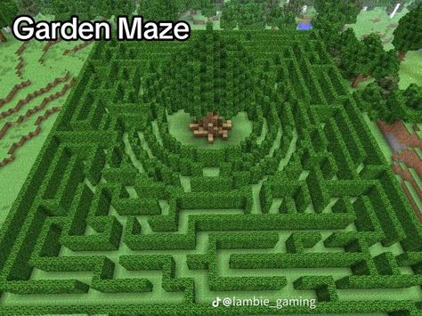 Minecraft Maze Blueprints, Minecraft Maze, Minecraft Building, House Blueprints, Minecraft