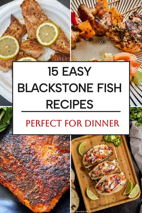 Dive into a world of delectable flavors and sizzling sensations with these Blackstone Fish Recipes perfect for dinner You will love these easy fish recipes for cod and salmon. These Delicious Blackstone griddle fish recipes will whisk you away to a seafood paradise. I have shared different grilled fish recipes like fish tacos, fish skeweres#blackstonefishrecipes #fishrecipes#griddlefish#flattopgrillfish Blackstone Grill Recipes Seafood, Fish Recipes On Blackstone, Tile Fish Recipe Grilled, Mahi Mahi Recipes Blackstone, Blackstone Griddle Shrimp Recipes, Mahi Mahi Blackstone, Blackstone Grill Fish Recipes, Seafood On Blackstone Griddle, Haddock On Blackstone Griddle