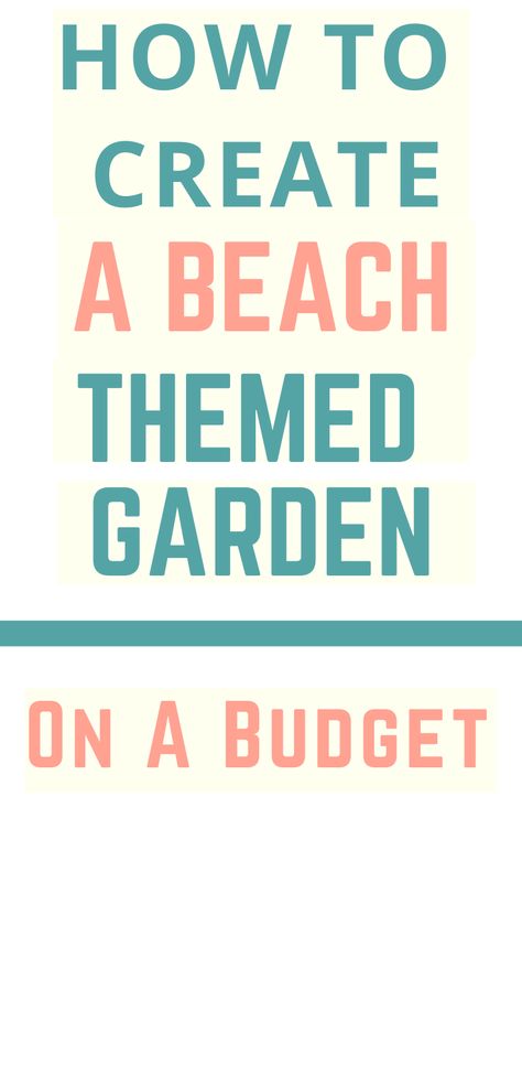 As spring approaches, lots of us may well be thinking about sprucing up our gardens. Personally, I love a garden with a theme to give it some character and pull everything together. In this post, I am going be looking at ways you can create a seaside themed garden while sticking to a tight budget. Beachy Backyard Landscaping, Beach Front Yard Landscaping Ideas, Beach Theme Garden Ideas, Patio Beach Theme, Coastal Yards Landscape Design, Beach Themed Front Yard, Beach Yard Ideas, Beach Theme Landscape Ideas, Beach Patio Decorating Ideas