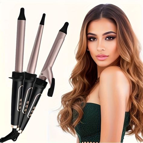 Deep Waver, Hair Curling Iron, Hot Air Brush, Curling Iron Hairstyles, Gold Waves, Air Brush, Wand Curls, Bed Head, Curling Iron