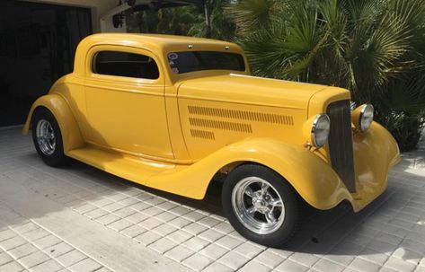 For Sale: 1934 Chevrolet Coupe in Parkland, Florida Listing ID: CC-1703484 Parkland Florida, American Racing Wheels, Classic Chevrolet, American Racing, Awesome Cars, Racing Wheel, Fuel Injection, Cadillac, Hot Rods