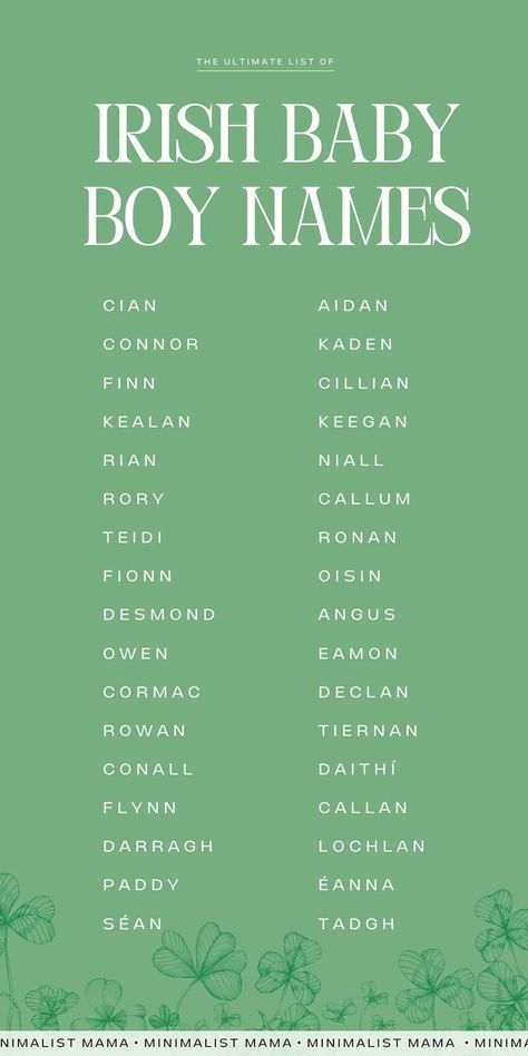 Love Irish baby boy names? *These* are the very best Celtic baby boy names for your little one - from totally unique Irish boy names, to more common Gaelic boy names - these strong baby names are totally timeless & perfect for baby boys in 2024! (Some kinda unexpected name inspiration!) Celtic Baby Boy Names, Celtic Boy Names, Gaelic Boy Names, Unique Irish Boy Names, Trendy Boy Names, Irish Baby Boy Names, Irish Boy Names, Irish Name, Gaelic Names