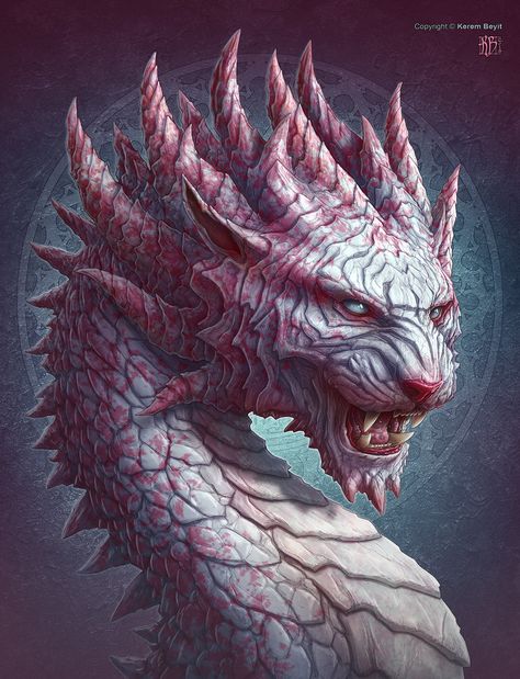 ArtStation - Tiger Dragon, Kerem Beyit Kerem Beyit, Dragon Monster, Dragon Anatomy, Tiger Dragon, Dragon Artwork Fantasy, Beautiful Dragon, Dragon Pictures, Dragon Artwork, Monster Design