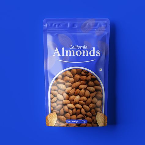 Almonds Pouch Packaging Introducing Our Irresistible Almonds Pouch Packaging! 🌟 Step into a world of refined snacking with our meticulously crafted Almonds Pouch! Designed with a blend of sophistication and practicality, it's not just a pouch; it's a symbol of style and ease. Immerse yourself in the allure of our pouch design, where every curve and contour is a testament to our dedication to aesthetic excellence. Whether displayed on your kitchen counter or tucked away in your bag, it's su... California Almonds, Pouch Design, Pouch Packaging, Kitchen Counter, Almond, Pouch, Packaging, Design