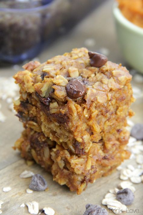 Pumpkin Oat Bars, Pumpkin Granola Bars, Oatmeal Pumpkin, Pumpkin Squares, Pumpkin Granola, Pumpkin Oats, Slow Cooker Apples, Oat Bars, Köstliche Desserts