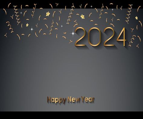 2024 happy new year background banner fo... | Premium Vector #Freepik #vector #happy-new-year #eve #happy-new-year-background #happy-new-year-text Festive Poster, New Year Text, New Year Background, Happy New Year Background, New Years Background, Background Banner, Vector Photo, Premium Vector, Happy New