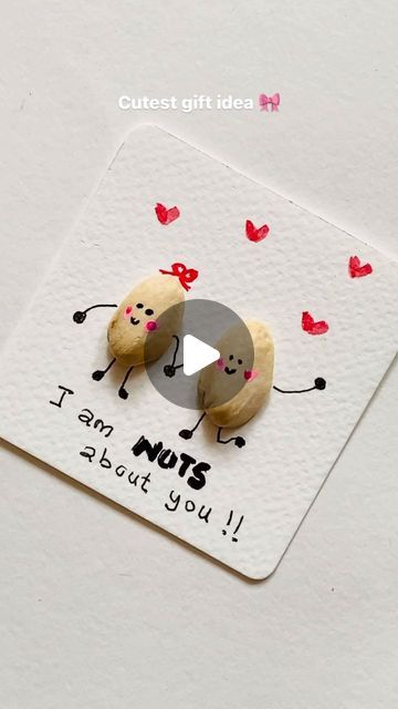 Niha hanees | gifts & diy ✂️ | Nuts over you😌🫶🏻 . . . #reelsinstagram #giftideas #giftidea #giftideasforher #giftideasforhim #handmadegifts #diy #diygifts #gif... | Instagram Diy Gifts For Long Distance Boyfriend, Cute Diy Gifts For Boyfriend Long Distance, Cute Couple Gifts Diy Long Distance, Handmade Gift For Boyfriend Long Distance Cute Ideas, Handmade Gifts For Long Distance Bf, Diy Present Ideas, Long Distance Crafts, Diy Crafts For Boyfriend, Card Factory