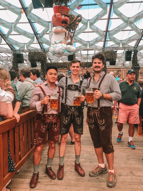 Lederhosen Are the Traditional Men’s Clothing to Wear to Oktoberfest in Munich, Germany | What Nobody Tells You About Oktoberfest | Inside Secrets of Oktoberfest from a Veteran | The Best Kept Secrets of Oktoberfest #travel #munich #germany #oktoberfest #wiesen #nyxoktoberfest Oktoberfest Men’s Outfit, Germany Oktoberfest Outfit, Oktoberfest Men Outfit, Oktober Fest Outfit, Lederhosen Oktoberfest Men, Oktoberfest Party Outfit, Oktoberfest Aesthetic, October Fest Outfit, Oktoberfest Outfit Women Casual