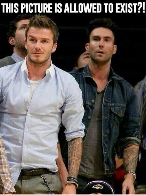 Holy mother, what a pair!! Anthony Kiedis, Le Male, Adam Levine, Maroon 5, The Perfect Guy, Christian Grey, Man Candy, David Beckham, Man Crush