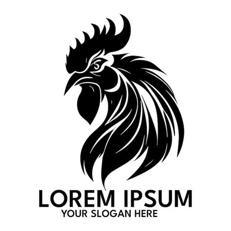 Rooster Logo Design, Chicken Logo Design, Hen Logo, Rooster Images, Kokopelli Art, Rooster Illustration, Rooster Vector, Rooster Silhouette, Rooster Tattoo