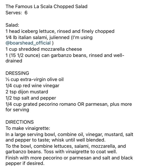 Chopped Club Salad, Pascals Chopped Salad, La Scala Recipes, Famous La Scala Chopped Salad 12 Tomatoes, Famous La Scala Chopped Salad, Lascala Chopped Salad, La Scala Salad Recipe, Lascala Salad, Lascala Salad Recipes