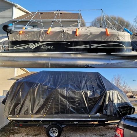 I built a winter cover frame for my boat using maker pipe connectors. I built the initial frame on the first order. Then I decided I could add more support for the load of snow. I would definitely recommend this company. I am also going to be trying to come up with more projects so that I can continue to be a customer of theirs. - James Diy Boat, Boat Projects, Pipe Connectors, Boat Covers, Pool Noodles, The Skeleton, Cover Ideas, The Boat, Outdoor Gear