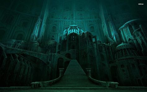 Minas Morgul | Minas Morgul - The Lord of The Rings wallpaper Lord Of Rings, Castle Background, Dark Castle, Gothic Wallpaper, Create Canvas, 1080p Wallpaper, 다크 판타지, Fantasy Castle, Oil Canvas