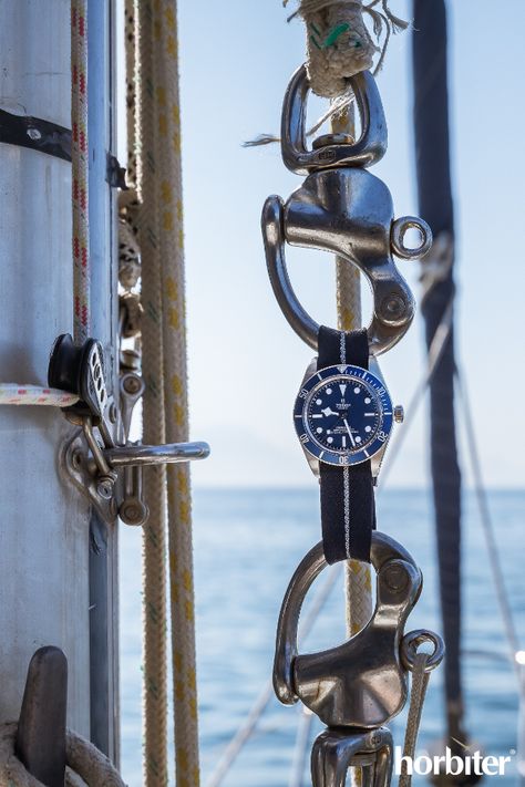 #sailing in the Bay of #Naples with the new #tudorwatch Fifty-Eight. #horbiter #watches #magazine #blog #pinterest Tudor Black Bay Blue, Vintage Tudor Watch, Tudor Black Bay Gmt, Tudor Watch Black Bay, Tudor Watches, Tudor Watch, Tudor Black Bay, Dream Watches, The Tudor