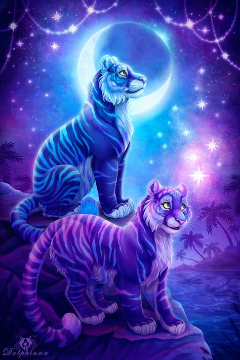 Pet Anime, Spirit Animal Art, Big Cats Art, Cute Fantasy Creatures, Cute Animal Drawings Kawaii, Tiger Art, Anime Wolf, Fantasy Creatures Art, Anime Animals