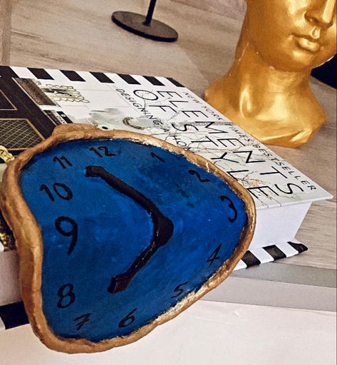 Melting Clock by Salvador Dali🤍 IG: Artsncook Clay Melting Clock, Melting Clock, Art Final, Sculpture Art Clay, Clay Crafts Air Dry, Ceramics Ideas, Sketchbook Art Journal, Sketchbook Art, Ceramics Ideas Pottery