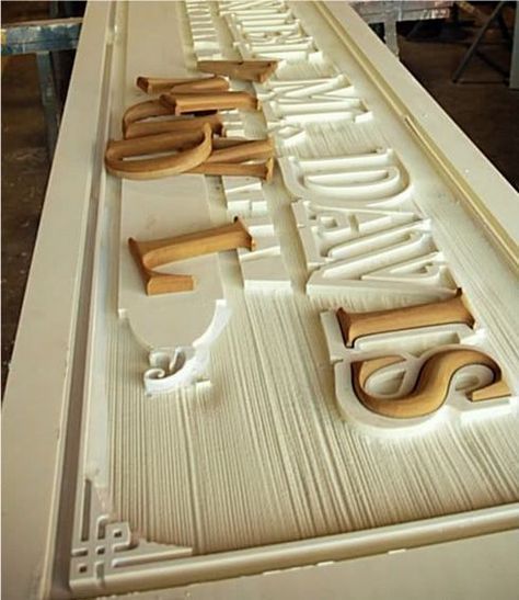 Exterior Signage Design, Diy Classroom Furniture, Cnc Router Projects, Router Projects, Woodworking Tools Workshop, Exterior Signage, Cnc Woodworking, Carved Signs, Art Design Ideas