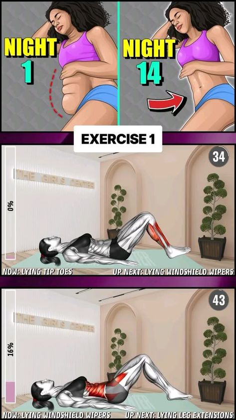 #weightlossmotivation  #weightlossworkout #weightlossexercise #weightlossexerciseplan #fatburn #exercise #exercisefitness #exercisetips #exercisetipsforweightloss #exercicios #exerciseathome #workout #workoutplan #workoutfitswomen #workoutchallenge #workoutathome #workoutsforwomen Kamar Exercise, Japanese Exercise For Flat Tummy, Belly Reducing Exercise, How To Get Smaller Shoulders, Quick Yoga, Night Workout, Bed Workout, Belly Workout Challenge, Tummy Workout