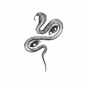 Snake Eyes | Flashbook Flash, Black And White, White, Black, Design