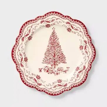 The Studio McGee Holiday Platters at Target Keep Selling Out | Apartment Therapy Studio Mcgee Holiday, Studio Mcgee Christmas, Round Table Centerpieces, Xmas Plates, Christmas Dinner Plates, Holiday Platters, Christmas Tree With Presents, Red Toile, Target Holiday