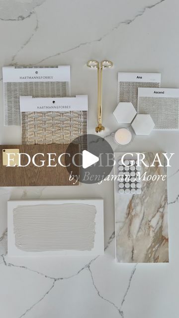 Tara Nelson on Instagram: "Edgecomb Gray by Benjamin Moore 🤍  Well hello beautiful! You are one of my favs! Edgecomb Gray (or Baby Fawn as it is also called) is a warm neutral greige paint. It is crazy popular and almost everyone loves it!   It is basically a beige with a gray undertone. It is just so pretty and like many paints takes on a different tone in natural light vs. artificial. It also has a slight green undertone which I love but does make a few people nervous.  The way I like to use this paint color the most is cabinets and trim. Pair it with a pretty white wall color and you will adore it on your bathroom or kitchen cabinets as well as doors, base, and casing.  It is a beauty! Let us know if you are a fan!🤍  Photo via: homebunch.com Photo via: homebunch.com Photo via: studiom Edgecomb Gray Bathroom, Edgecomb Gray Color Palette, Edgecomb Grey Cabinets, Edgecomb Gray Benjamin Moore Cabinets, Edgecomb Gray Cabinets, Edgecomb Gray Vs Pale Oak, Baby Fawn Benjamin Moore, Bm Edgecomb Gray, Benjamin Moore Edgecomb Gray Coordinating Colors