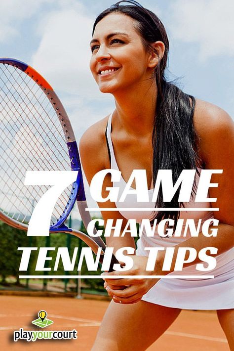 Want to win against the players that always beat you? Use These 7 Simple Tips To Immediately Improve Your Game and Win More Matches Overnight. Download our Tennis Game Changer Checklist for FREE. Tennis Lessons For Kids, Tennis Strategy, Tennis Workouts, Tennis Attire, Tennis Ideas, Tennis Rules, How To Play Tennis, Tennis Techniques, Grey Tennis Shoes