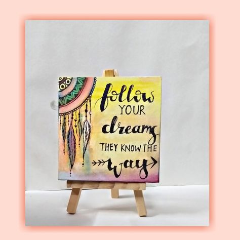 Quotation Paintings, Mini Canvas Art Quotes, Small Canvas Art Quotes, Girly Sketches, Thought Painting, Friendship Paintings, Calligraphy Decor, Bible Verse Canvas Art, Calligraphy Art Quotes