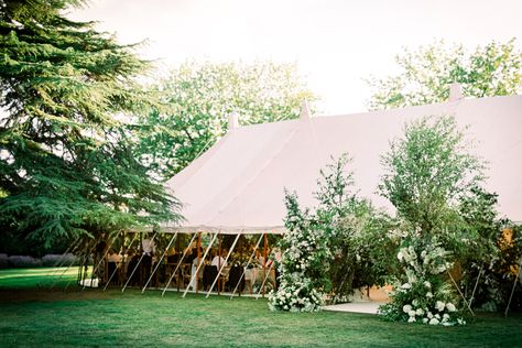 Marquee Entrance, Marquee Decoration, Cocktail Hour Decor, Entrance Arch, Garden Marquee, Wedding Marquee, Clear Tent, English Garden Wedding, Flower Installation