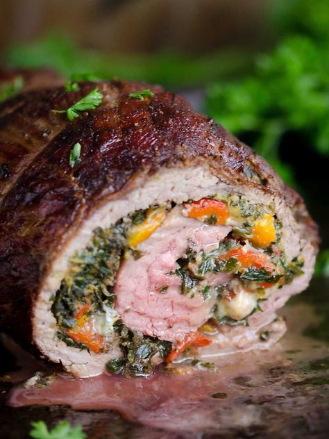 Stuff Flank Steak Recipes, Flap Meat Recipes Dinners, Flank Pinwheels, Stuffed Flank Steak Recipes, Flap Meat Recipes, Flank Steak Pinwheels, Stuffed Meat, Stuffed Flank Steak, Steak Pinwheels