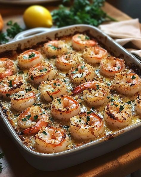 Garlic Butter Baked Shrimp: A Flavor-Packed Delight - Greenku Recipes Shrimp Butter Lemon Italian Seasoning, Oven Baked Garlic Butter Shrimp, Air Fryer Garlic Butter Shrimp, Oven Garlic Shrimp, Shrimp In Butter And Garlic, Cooking Shrimp In The Oven, Shrimp In Oven With Butter, Garlic And Butter Shrimp, Baking Shrimp In Oven