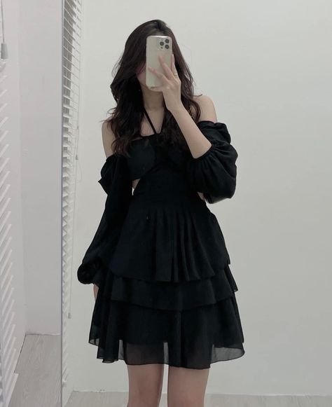 Cute Korean Dress Kawaii, Chivonne Short Dresses, Korean Mini Dress, Short Frocks, Dainty Dress, Simple Style Outfits, Cute White Dress, Kawaii Fashion Outfits