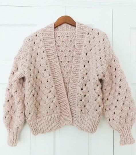 Free Sweater Pattern + Tutorial | Simple Everyday Eyelet Cardigan — Ashley Lillis Free Sweater Pattern, Ashley Lillis, Chunky Sweater Pattern, Chunky Knit Sweater Pattern, Knitting Patterns Free Dog, Free Knitting Patterns For Women, Ladies Cardigan Knitting Patterns, Easy Knitting Patterns Free, Knitting Cardigan