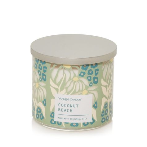 Coconut Beach Spring and Summer Classics Collection - 3-Wick Candles - 3-Wick Candles | Yankee Candle Scented Candles Decor, Body Candles, Coconut Beach, Cocoa Drink, Chesapeake Bay Candles, Fragrance Finder, Coconuts Beach, Bathroom Cleaning Supplies, Beach Candle