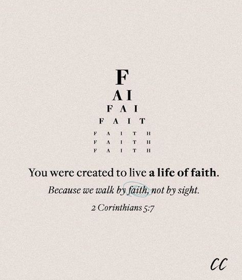 …for we walk by faith, not by sight. —2 Corinthians 5:7 (ESV) ⠀⠀⠀⠀⠀⠀⠀⠀⠀ When it comes to faith, don't shrink back because you don't know the outcome; instead, take active steps to move forward in your faith. As believers, we are meant to live an adventurous life of faith—trusting that God is guiding us and will provide for us! Faith Reminders, By Faith Not By Sight, Mottos To Live By, 2 Corinthians 5 7, Adventurous Life, Christine Caine, Encouraging Bible Verses, Faith Over Fear, Faith Inspiration