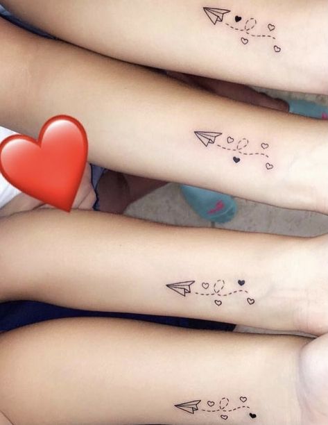 Cousin Tattoos, Maching Tattoos, Matching Friend Tattoos, Sisters Tattoo, Small Matching Tattoos, Matching Best Friend Tattoos, Matching Sister Tattoos, Sibling Tattoos, Family Tattoo