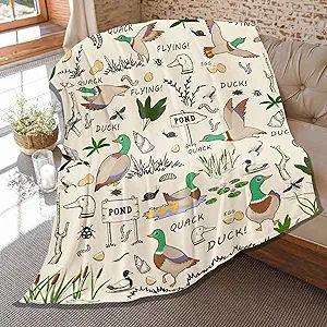 Ducks Cute, Couch Room, Duck Blanket, Mallard Ducks, Duck Decor, Duck Gifts, Duck Print, Quilts Decor, Cute Duck