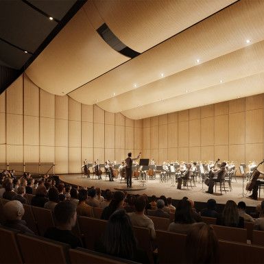 Piano Studio Room, Concert Hall Interior, Theatre Hall, Concert Hall Architecture, Auditorium Design, University Of Manitoba, Art Performance, Convention Hall, Ceiling Plan