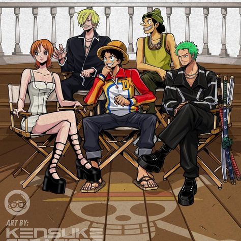 Kensuke Creations, Action Wallpaper, The Straw Hat Pirates, One Piece Live Action, Straw Hat Pirates, One Piece Crew, Comic Style Art, One Piece Funny, Seven Deadly Sins Anime