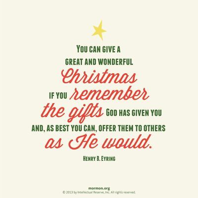 Remember the gifts Lds Christmas Quotes, Lds Christmas, Best Christmas Quotes, Christmas Card Sayings, Christ Centered Christmas, Merry Christmas Quotes, Christmas Program, 21st Quotes, Church Quotes