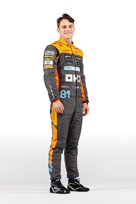 Oscar Piastri Mclaren, Race Suit, Go Kart Racing, Oscar Piastri, Kart Racing, Dress Up Day, Racing Suit, Richard Mille, Halloween Outfit