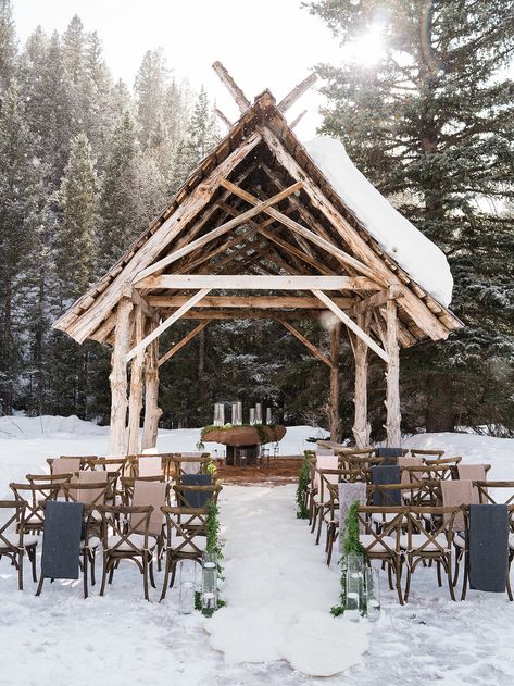 Dunton Hot Springs Wedding, Dunton Hot Springs, Outdoor Winter Wedding, Winter Wedding Planning, Preowned Wedding Dresses, Winter Candle, Winter Wedding Inspiration, The Night Before Christmas, Rustic Wedding Decor