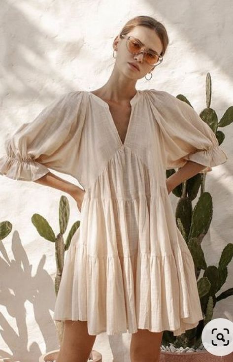 Loose Fitted Dress, Flowy Clothing Aesthetic, Dress 2023 Trend, Muslin Dress, Best Wedding Guest Dresses, Dresses Holiday, Steal The Spotlight, Half Sleeve Dresses, Wedding Guest Dresses