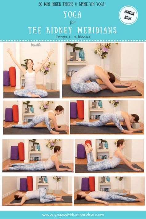 Yin Yoga Sequence Meridians, Kidney Meridian Yin Yoga, Yin Poses, Yin Yoga Class, Yin Yoga Poses, Yin Yoga Sequence, Gentle Yoga, Yoga Times, Improve Flexibility