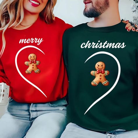 🎅 Christmas season is here! You will love these funny matching ugly christmas sweater for couples, friends or family. perfect to wear to an ugly christmas sweater holiday party or family christmas. Great christmas gift for your significant other, family members, or friends. Perfect gift for husband, wife, girlfriend and boyfriend. 🎁 #christmassweater #christmasgift #christmasvibes #christmasoutfit #christmassweaters #holidayseason #christmas #holidayoutfit #holidaysweater #couplechristmas #c... Matching Sweaters For Couples Christmas, Cute Couple Christmas Shirts, Matching Christmas Shirts Couples, Ugly Sweater Couple, Couple Sweaters, Couples Christmas Sweaters, Sweater Couple, Couple Holiday, Ugly Christmas Sweater Couples