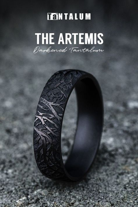 Alternative Male Wedding Ring, Gothic Mens Rings, Men’s Wedding Bands Dark, Nordic Rings Men, Men’s Wedding Band Outdoorsy, Mens Outdoorsy Wedding Bands, Nature Ring Men, Welded Wedding Ring, Mens Engament Rings