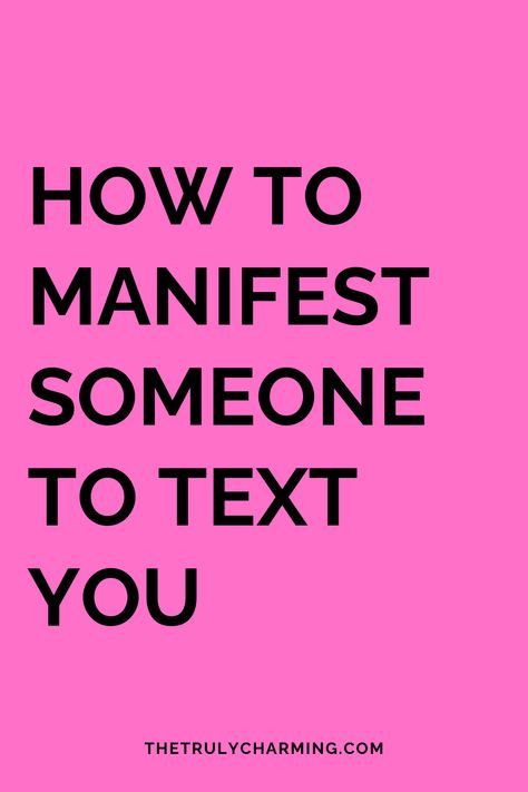 Wondering how to manifest someone to text you? Then this post is what you’re looking for, because we're going to tell you exactly how you can do that. How To Manifest Someone To Text You, How To Manifest Someone, How To Manifest A Text Instantly, Manifesting Someone To Text You, Manifest Someone To Contact You, Manifest Someone To Text You, Manifesting Someone To Call You, Manifest A Text, Manifest Text Message