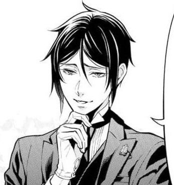 Smug Expression, Black Bulter, Black Butler Grell, Sebastian Ciel, Book Of Circus, Black Butler Sebastian, Black Butler Manga, Black Butler 3, Sebastian Michaelis