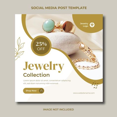 Accessories Design Portfolio, Beauty Social Media, Jewelry Banner, Jewellery Advertising, Creative Banners, Cosmetics Banner, Graphic Design Tutorials Learning, Instagram Banner, Social Media Advertising Design