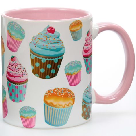 The Cupcake Shop Cupcake Shop, Cupcake Shops, Cute Coffee Mugs, Cool Mugs, Cup Cakes, Coffee Love, Cute Mugs, Cupcakes Decoration, Coffee Addict