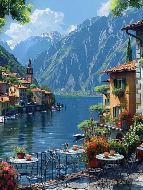 Lac Como, Lake Como Italy, Como Italy, Places In The World, Travel Places, Northern Italy, Ancient Ruins, Beautiful Scenery Nature, Beautiful Places In The World